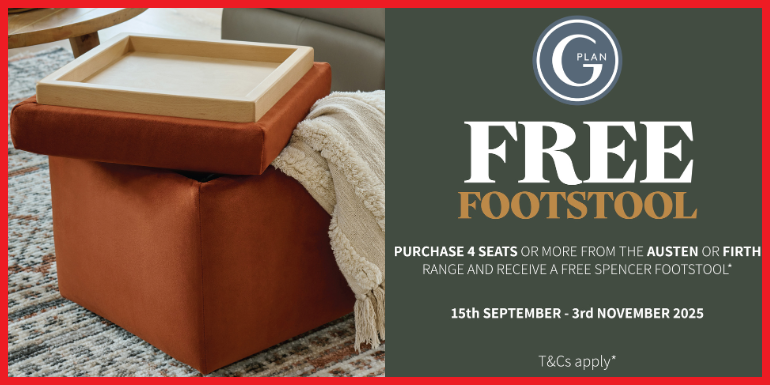 G Plan Free Spencer Footstool Offer